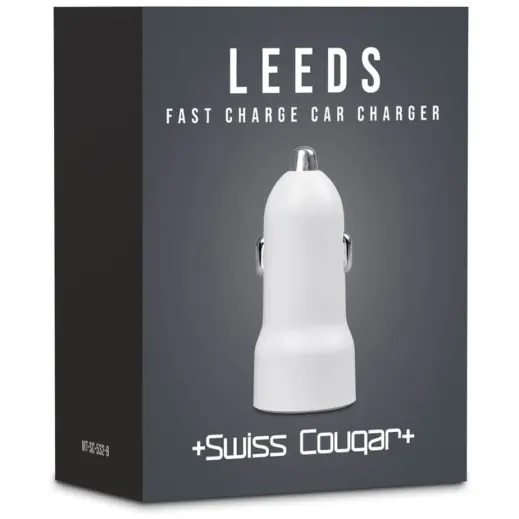 Swiss Cougar Leeds Fast Charge Car Charger Gift Box